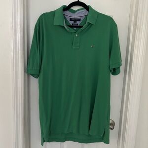 Green Tommy Hilfiger polo